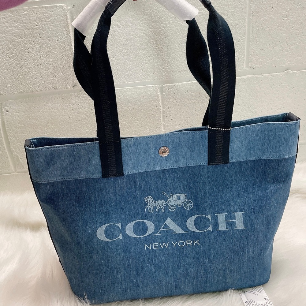 COPY - Coach Denim Tote